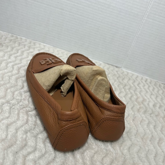Tory Burch Lowell 2 Womens Size 6.5M Brown Leather Slip On Loafers Driving Shoes - Picture 9 of 13